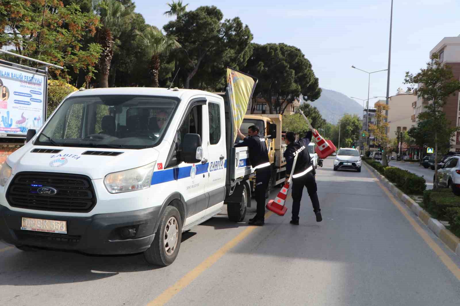 Söke’de zabıta ve emniyetten ortak operasyon