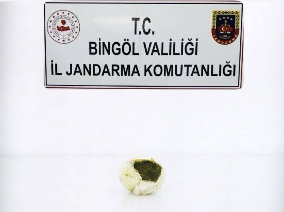 Bingöl’de jandarmadan uyuşturucu operasyonu