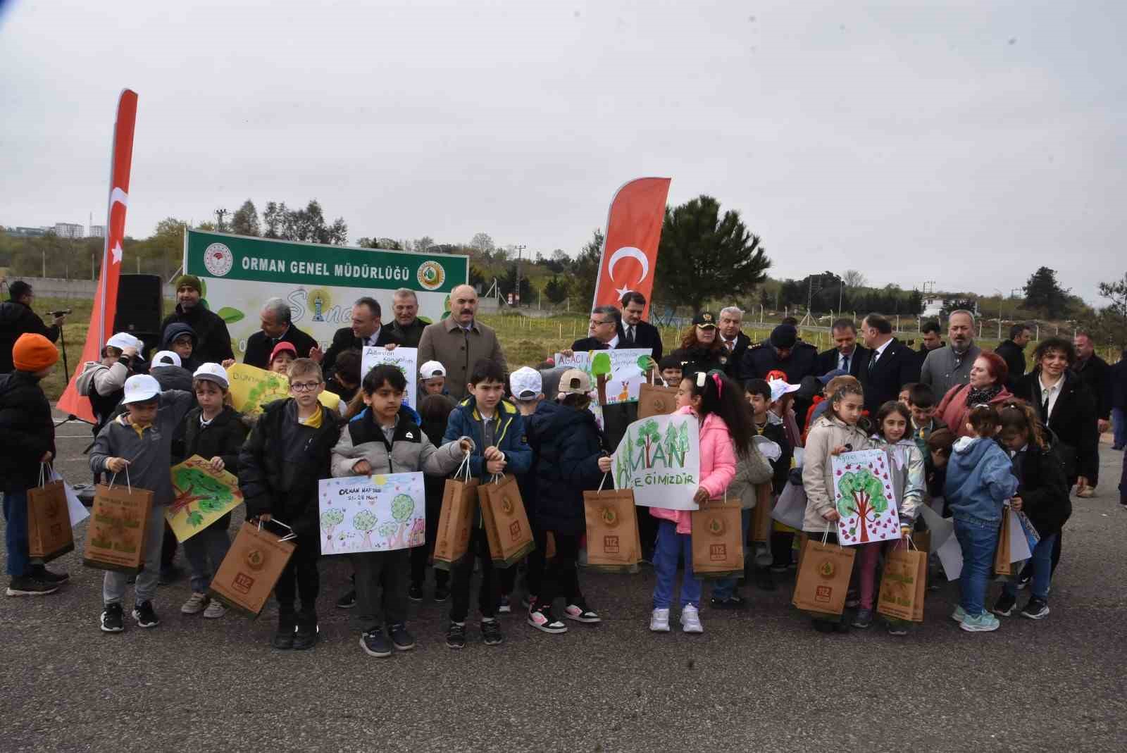 Sinop’ta fidan dikim etkinliği