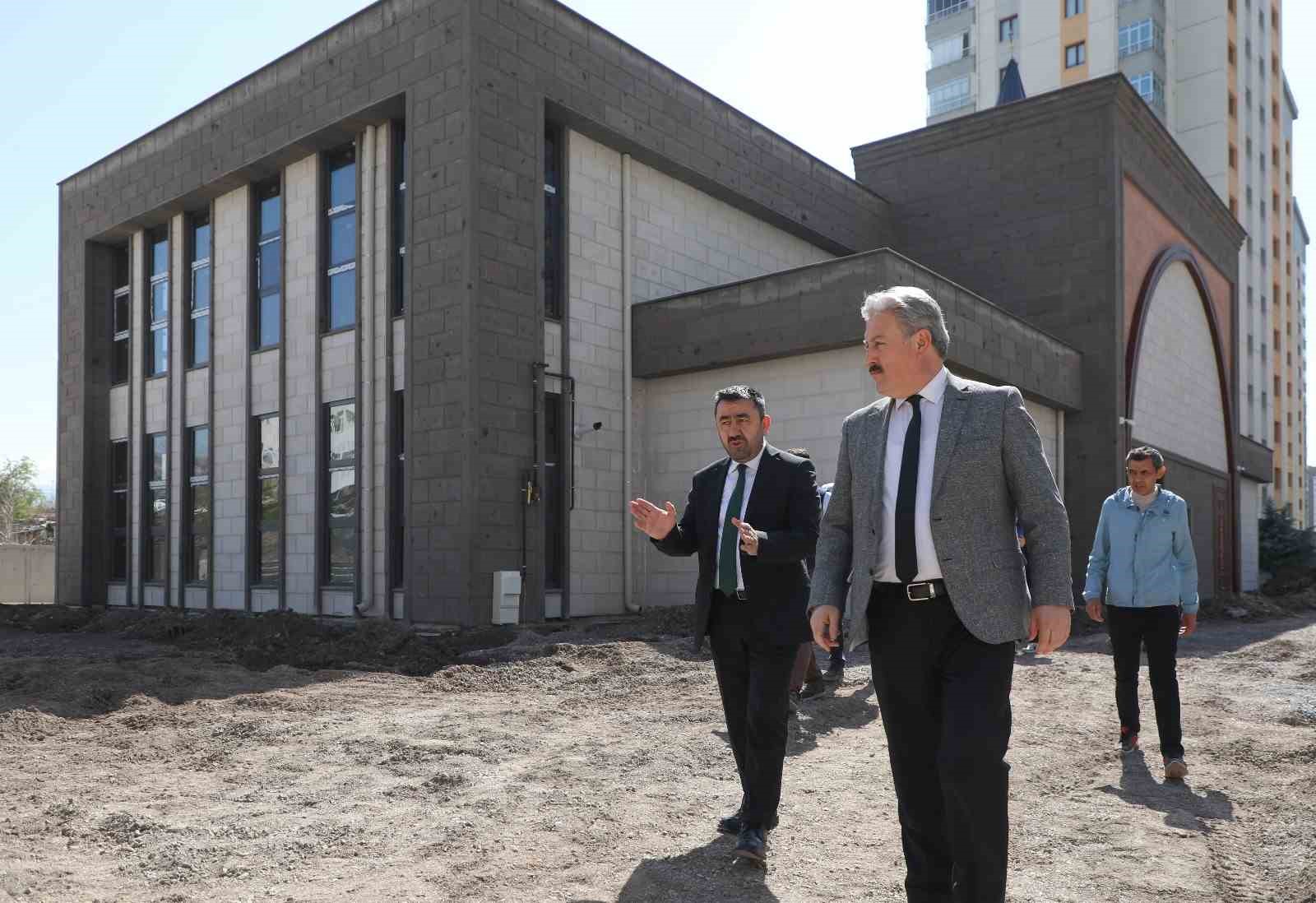 Başkan Palancıoğlu açılışı yapılacak olan tesislere teknik gezi düzenledi