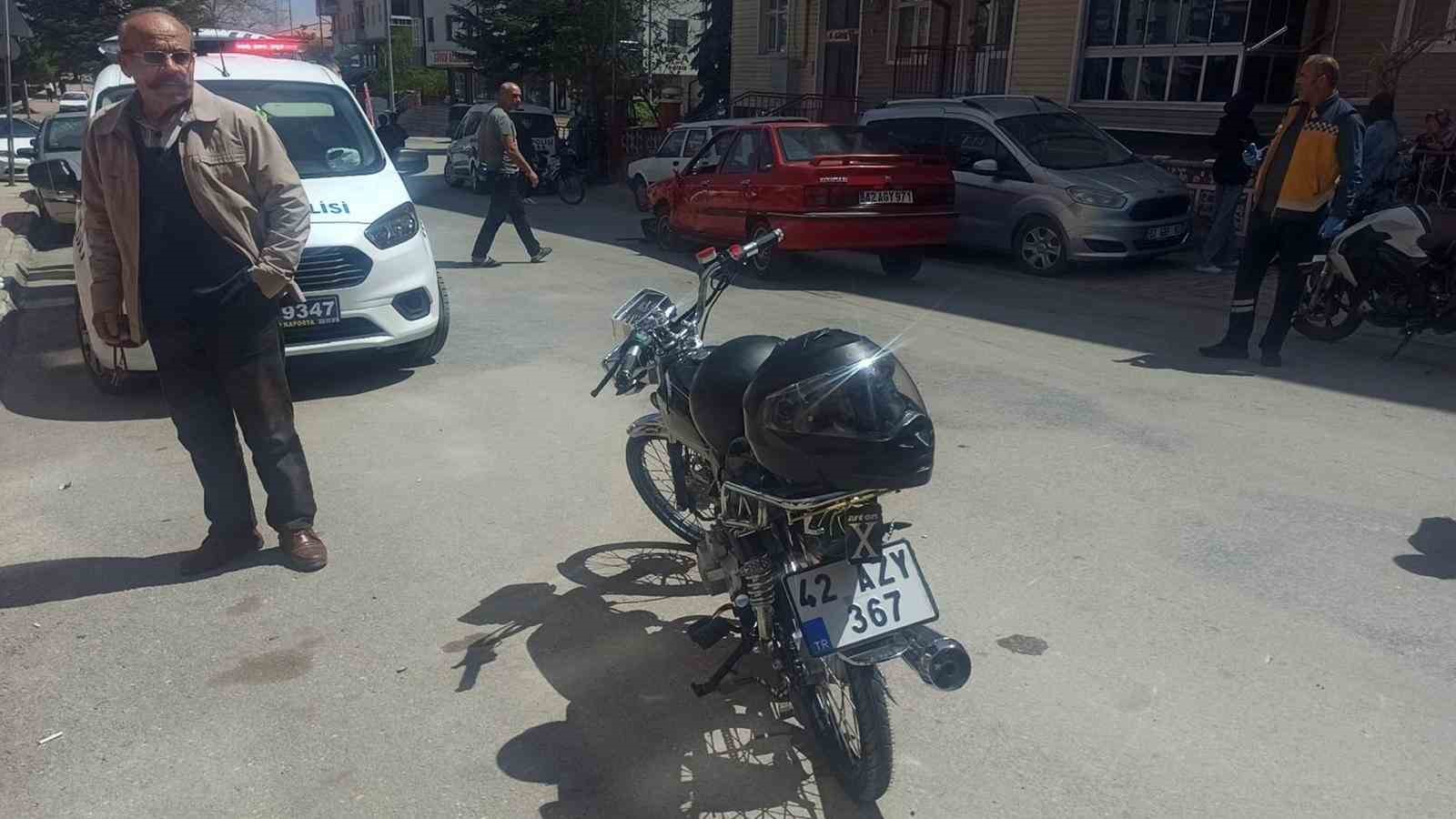 Seydişehir&rsquo;de trafik kazası: 1 yaralı
