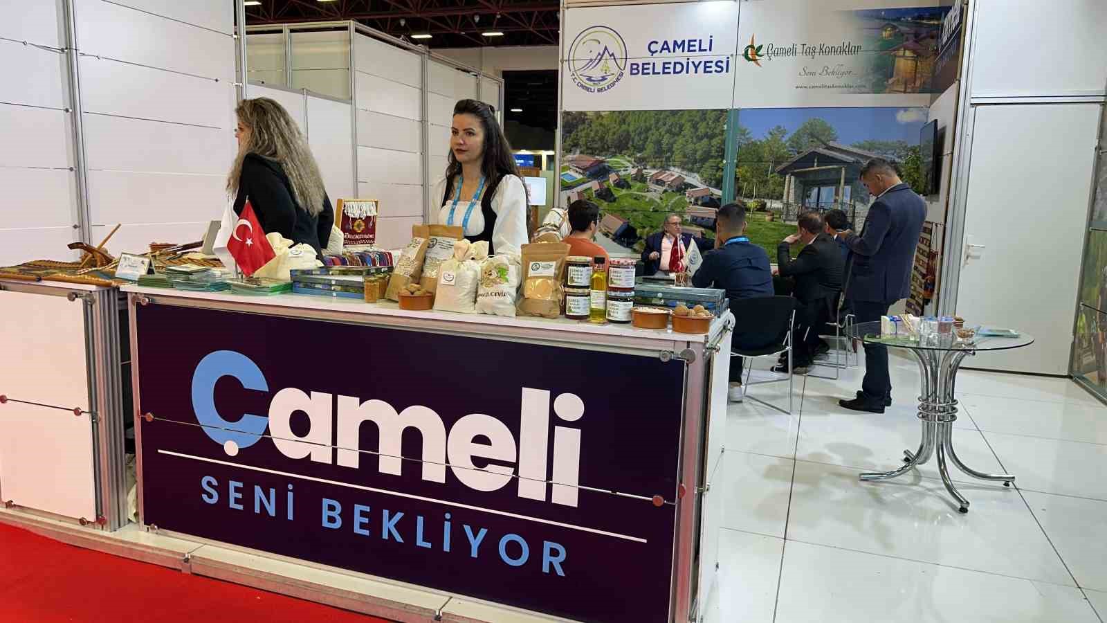 Çameli standı Antalya Şehircilik ve Teknolojileri Fuarında yoğun ilgi gördü