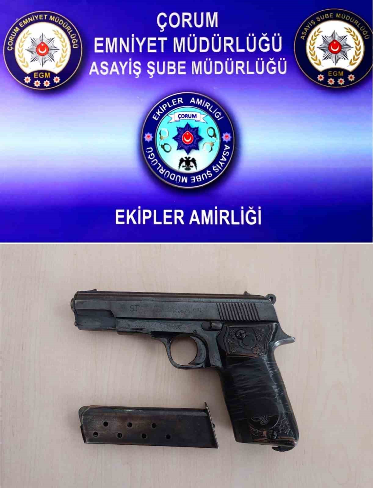 Çorum’da aranan 4 şahıs yakalandı