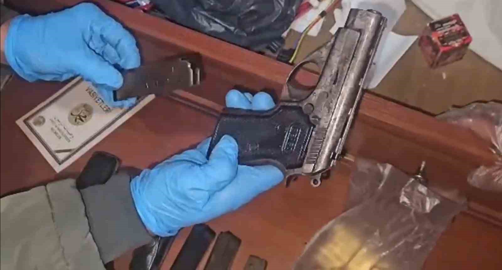 Görele’de cephanelik gibi eve jandarma baskını