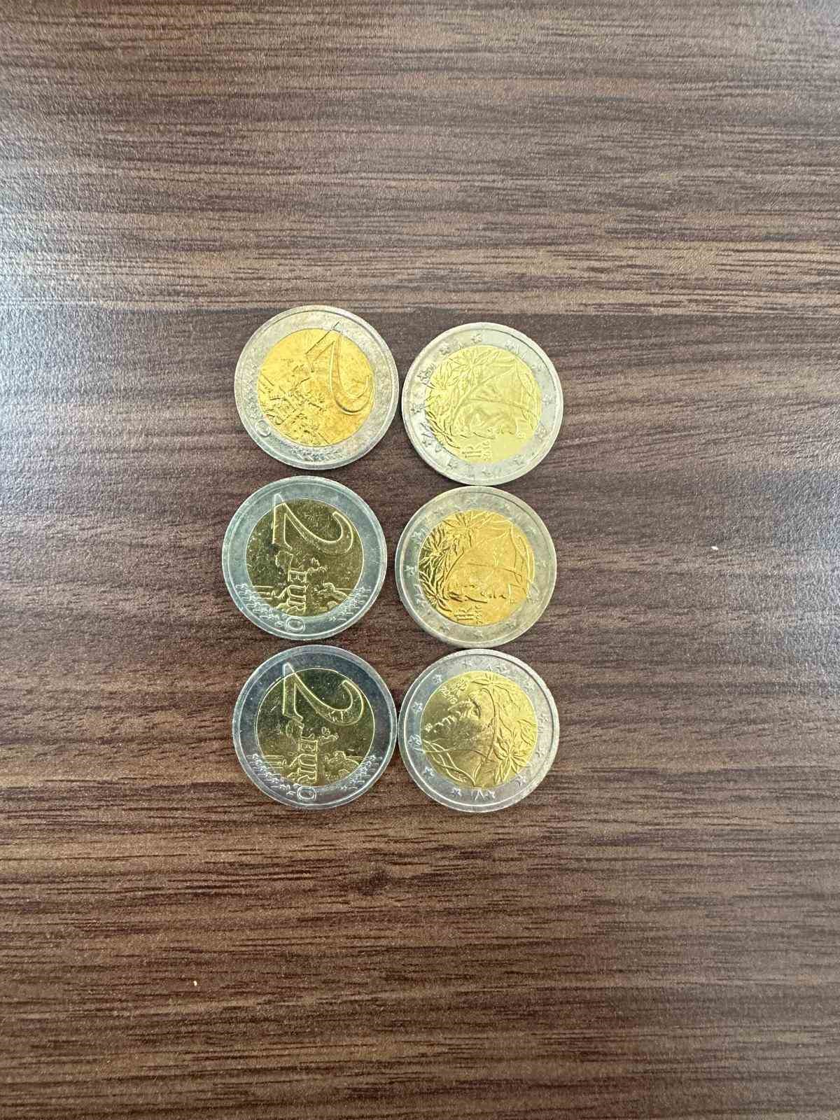 Piyasa değeri 430 bin TL: Sahte 5 bin adet madeni 2 euro ele ge&ccedil;irildi
