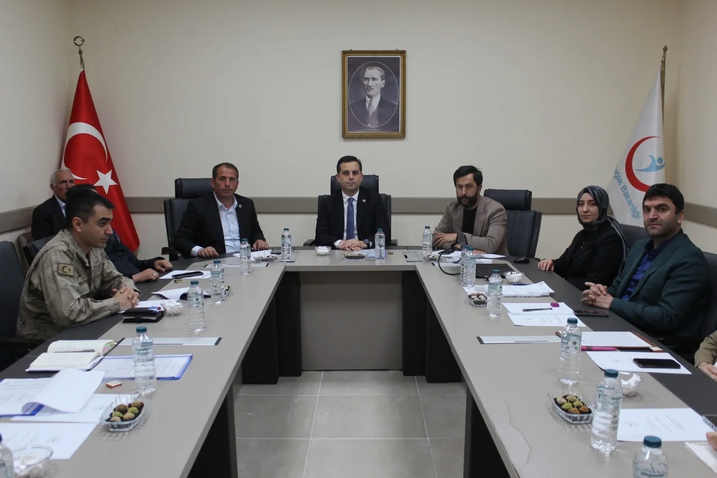 Demirözü’nde içme sularının görüşüldüğü bir toplantı yapıldı