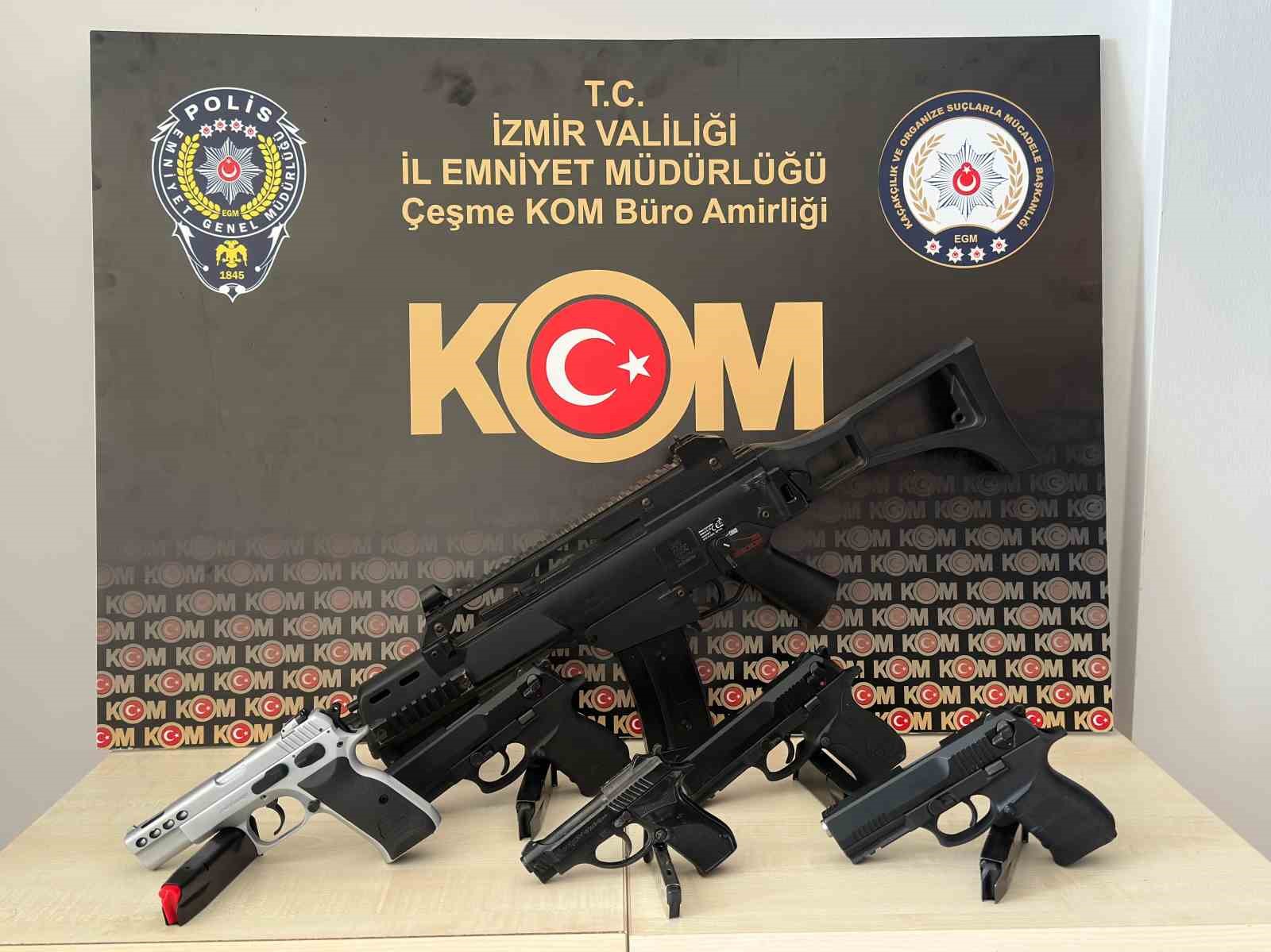 Çeşme’de suç örgütüne yönelik operasyonda 3 tutuklama
