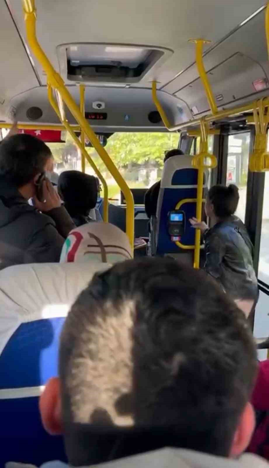 Şoförün yolcu seçmesi tartışmaya sebep oldu