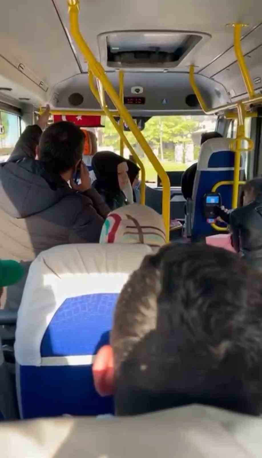 Şoförün yolcu seçmesi tartışmaya sebep oldu
