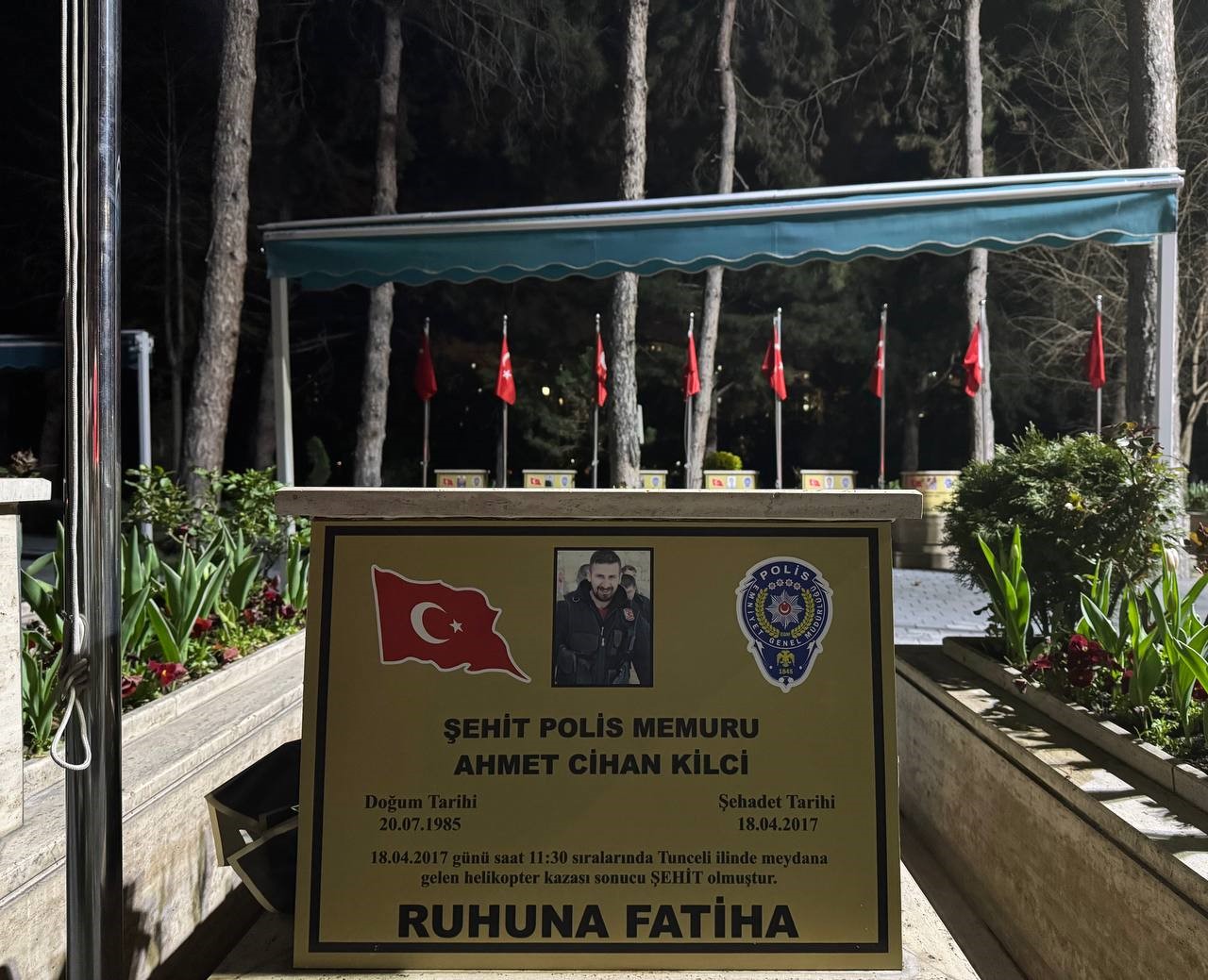 Şehit Polis Ahmet Cihan Kilci dualarla anıldı
