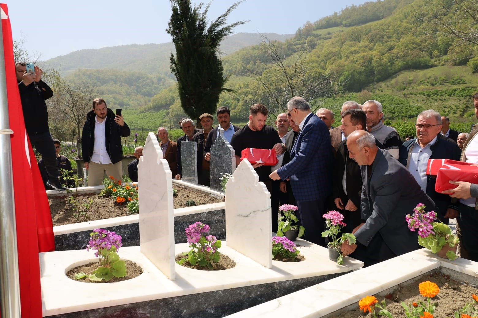 Bafra&rsquo;da 3 şehit i&ccedil;in 110 yıl sonra anma programı
