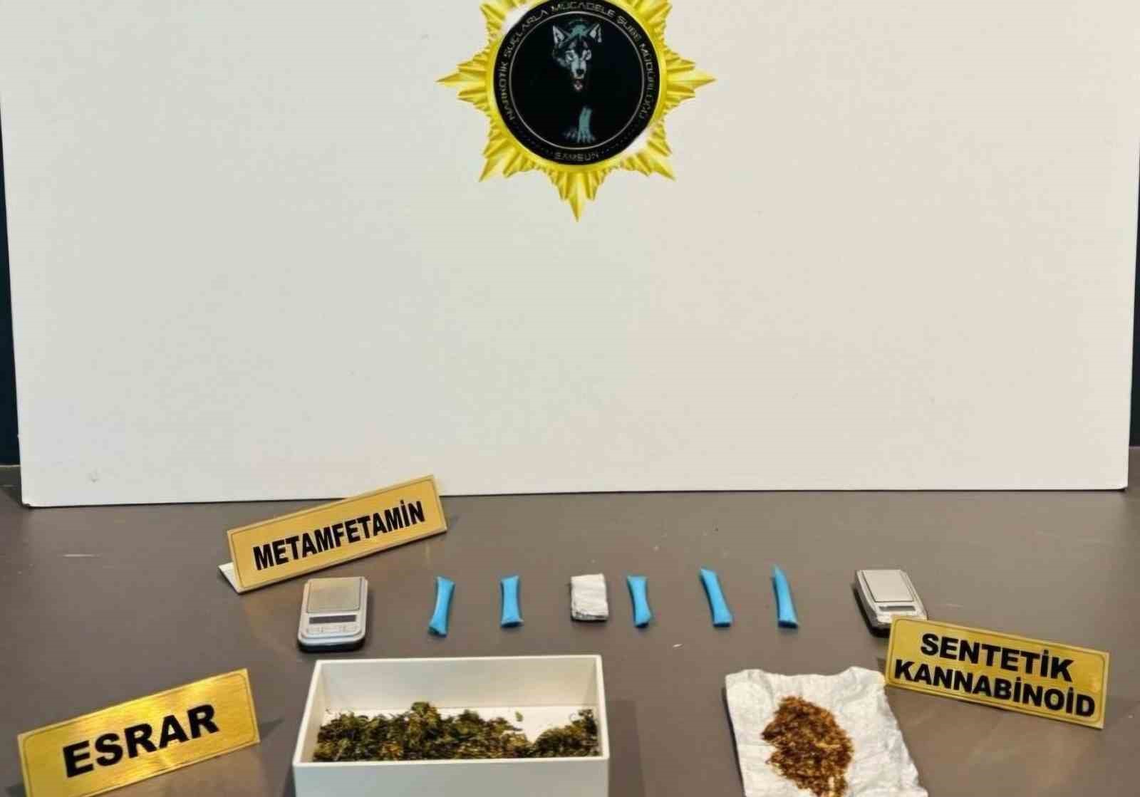 Samsun’da uyuşturucu operasyonu: 3 gözaltı