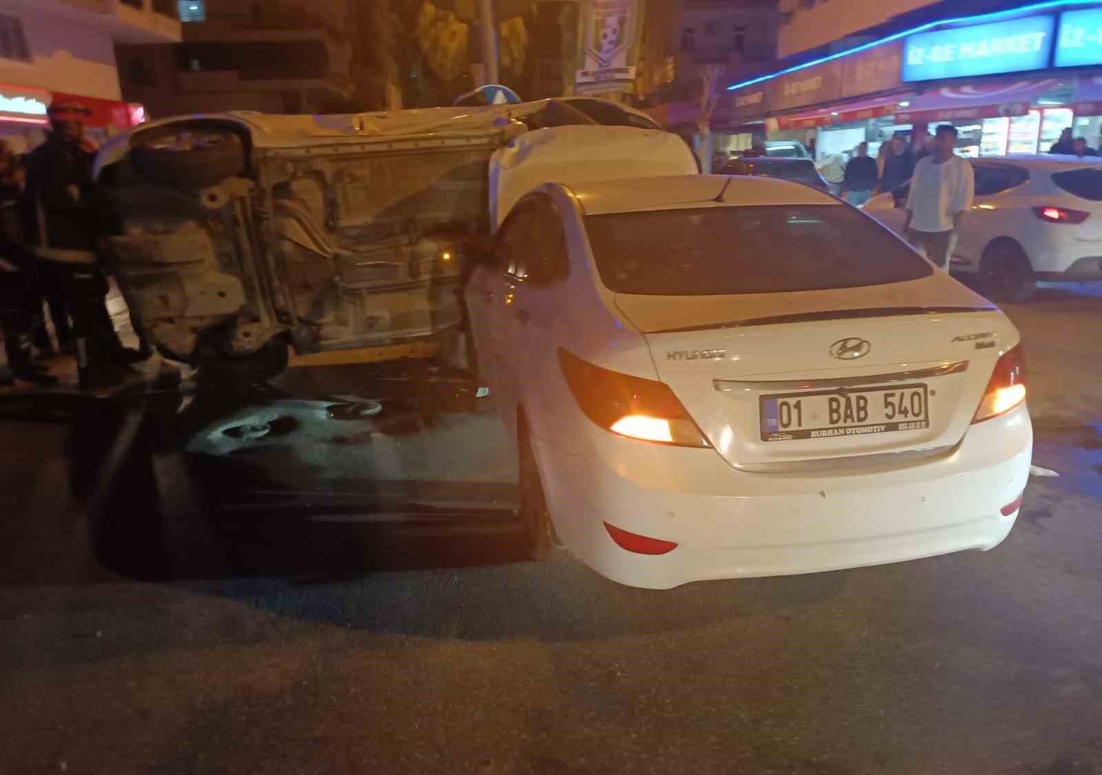 Manavgat’ta meydana gelen kazada yaralanan olmadı