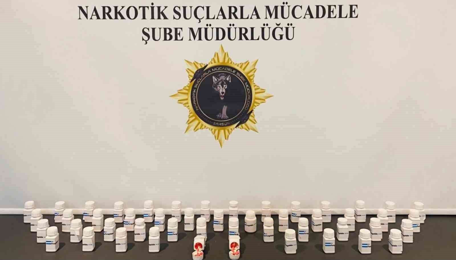 Samsun&rsquo;da enjekt&ouml;re &ccedil;ekili likit esrar ele ge&ccedil;irdi
