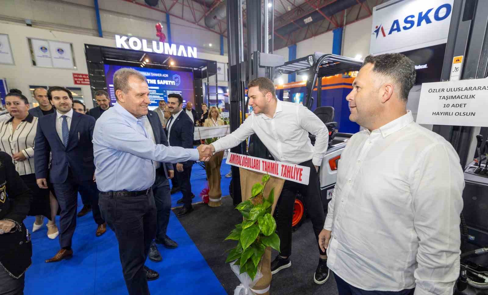 Başkan Se&ccedil;er, &rsquo;Lojistik ve Taşımacılık Fuarı&rsquo;na katıldı
