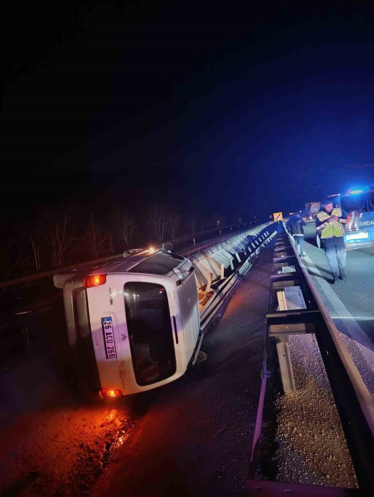 Bilecik’te meydana gelen trafik kazasında 1 kişi yaralandı
