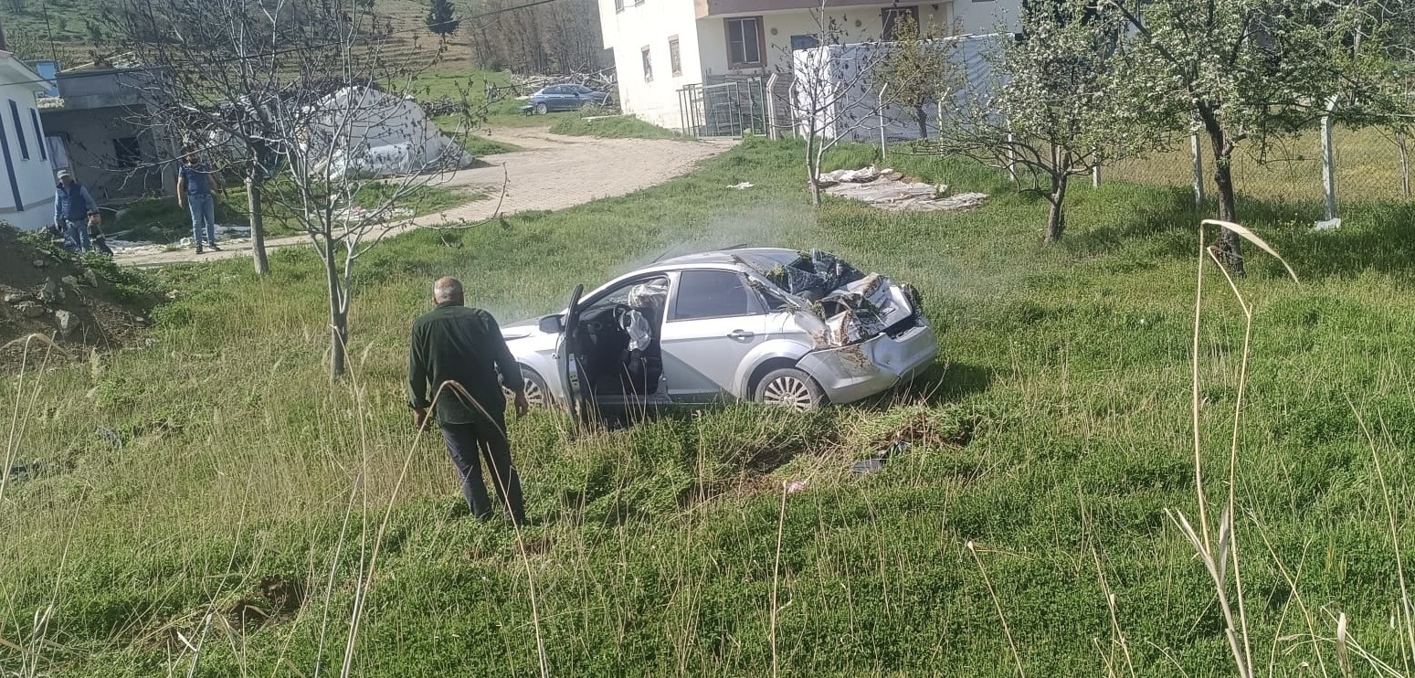 Otomobil takla attı: 1 yaralı