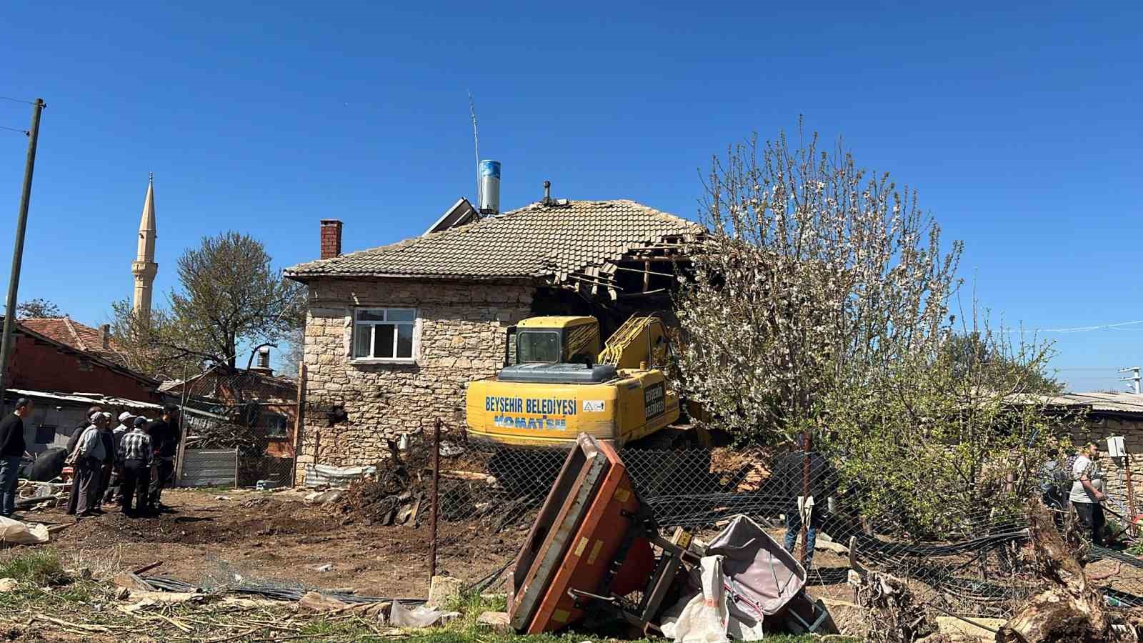 Konya’da ev yangını
