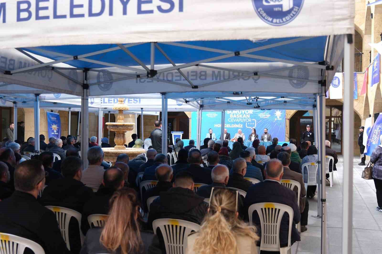 Çorum Belediye Başkanı Aşgın, son 1 yılını değerlendirdi