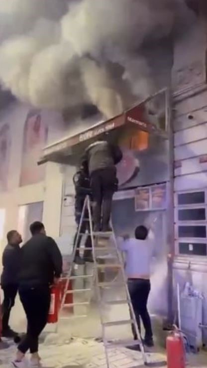 İstiklal Caddesi’nde korkutan yangın