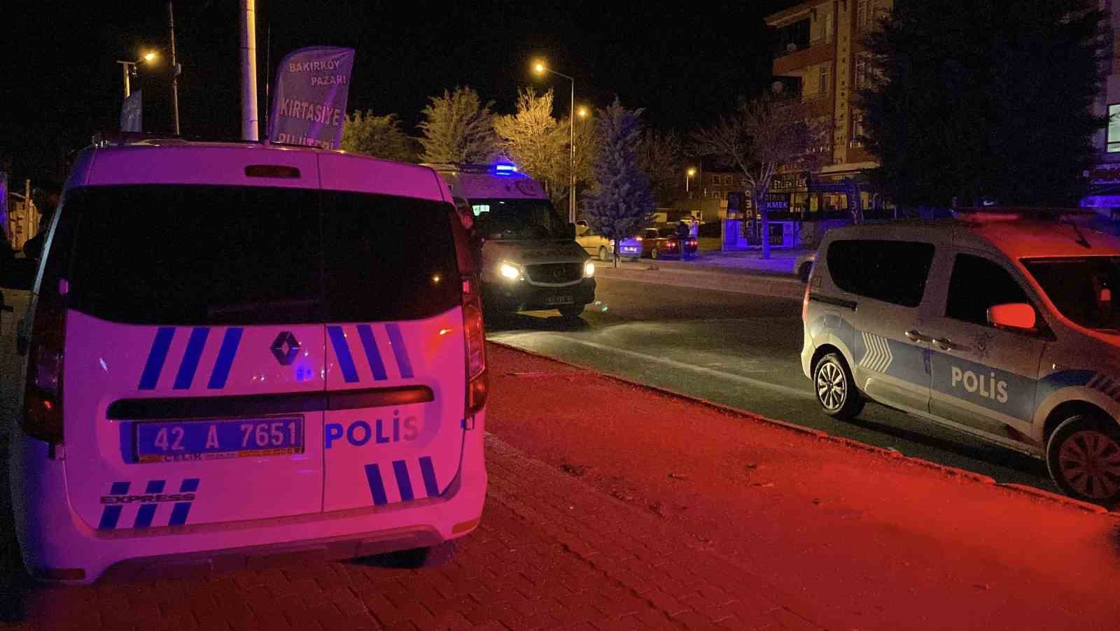 Konya’da husumetliler kavga etti, 1 kişi bıçaklandı