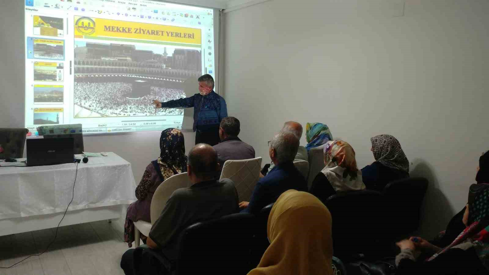 Köyceğizli hacı adaylarına eğitim veriliyor