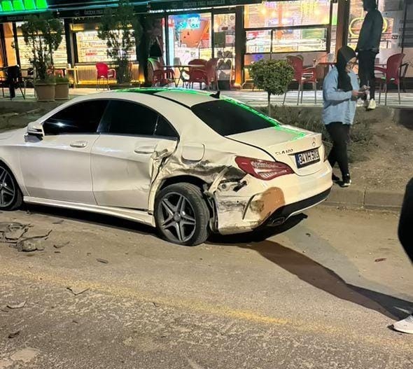 Elazığ’da iki otomobil çarpıştı: 1 yaralı