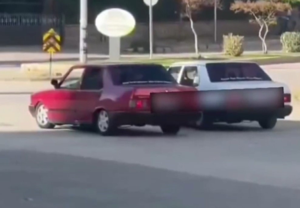 Trafikte drift atarak tehlike saçan 2 Tofaş’a 148 bin TL ceza