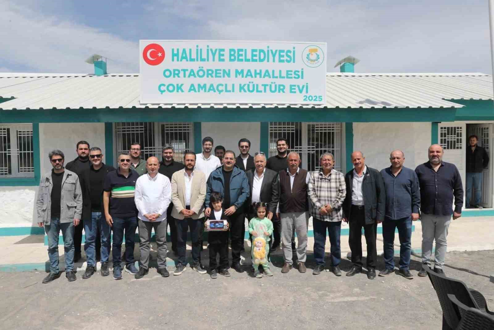 Haliliye’de çok amaçlı kültür evi hizmete açıldı