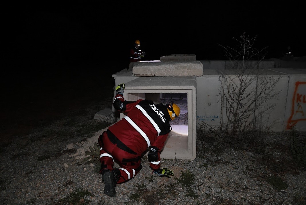 K&uuml;tahya Belediyesi Arama Kurtarma ekibinden tatbikatlı hazırlık
