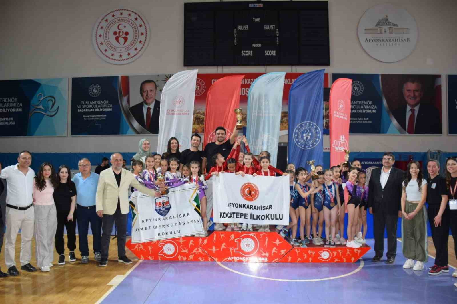 Okul Sporları Cimnastik Müsabakaları tamamlandı