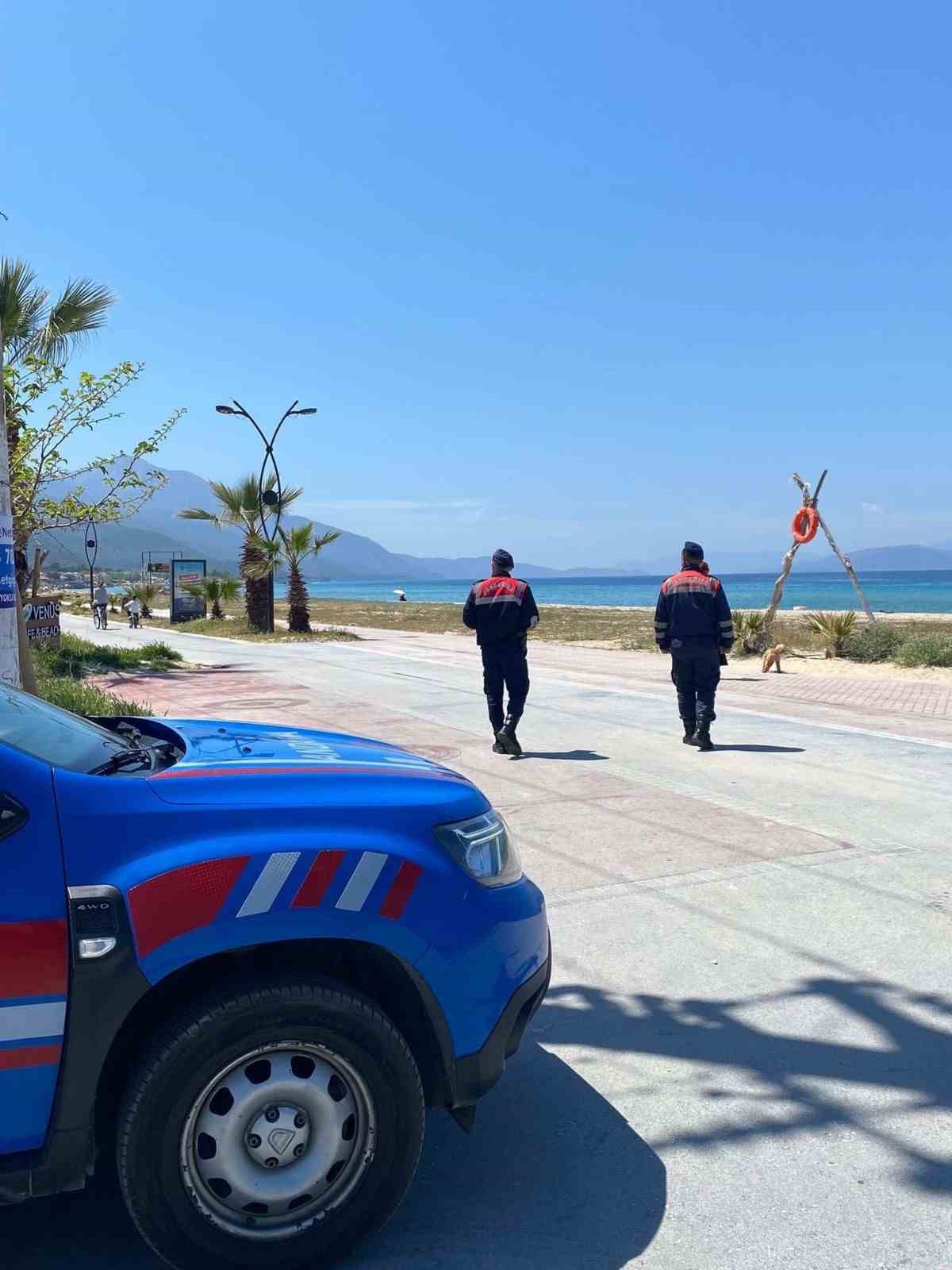 Jandarmadan bisiklet yolu denetimi