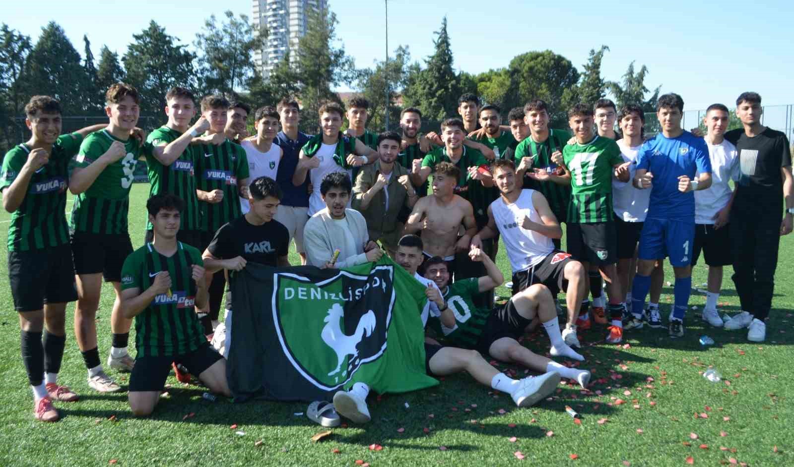 Denizlispor, U19 Bölgesel Gelişim Ligi’nde şampiyonluğunu ilan etti