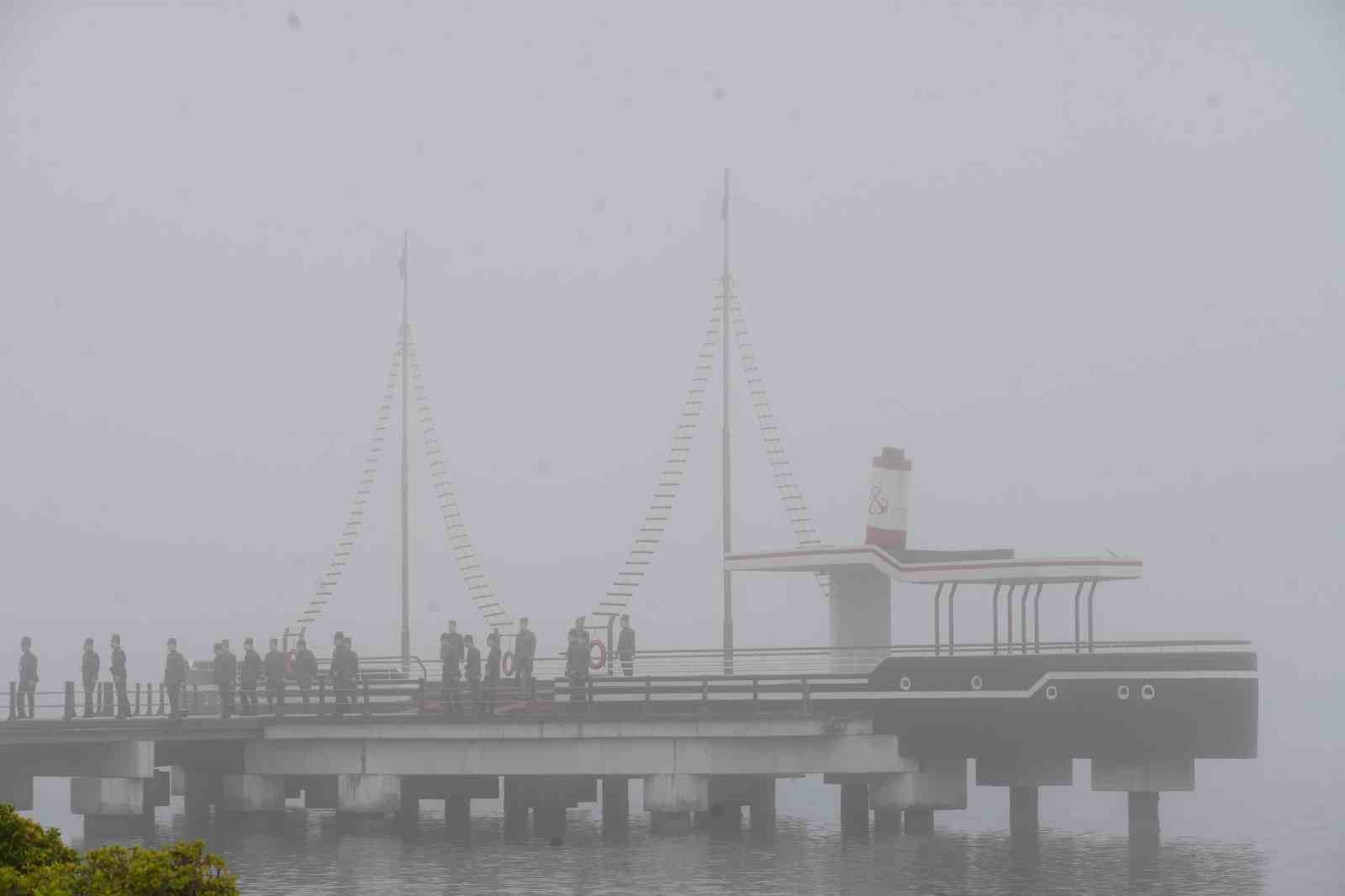 Samsun’da yoğun sis: Göz gözü görmüyor