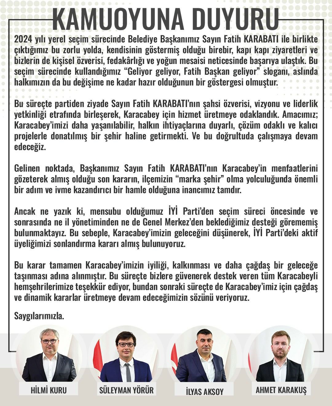 Belediye başkanından sonra meclis üyeleri de istifa etti