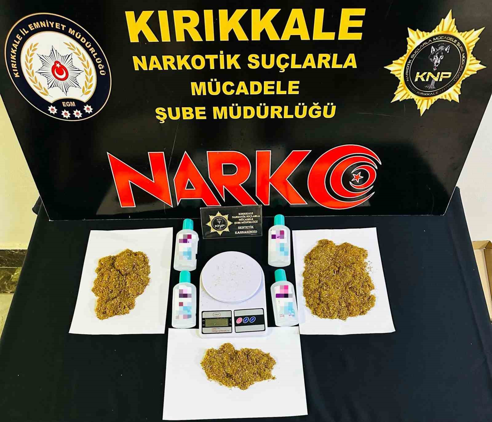 Kırıkkale’de uyuşturucu operasyonu: 2 gözaltı