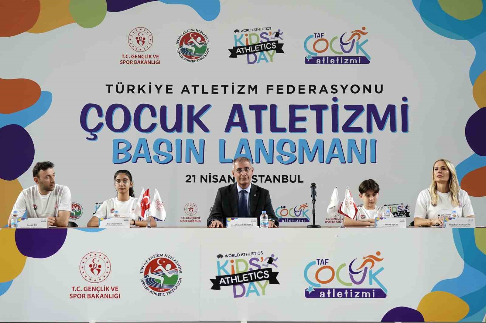 Çocuk Atletizmi basın lansmanı gerçekleştirildi