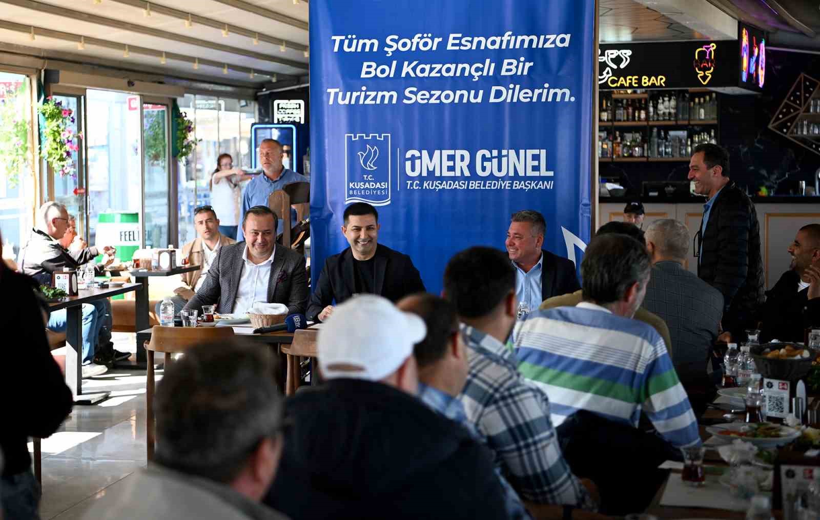 Başkan G&uuml;nel, taksici esnafıyla bir araya geldi
