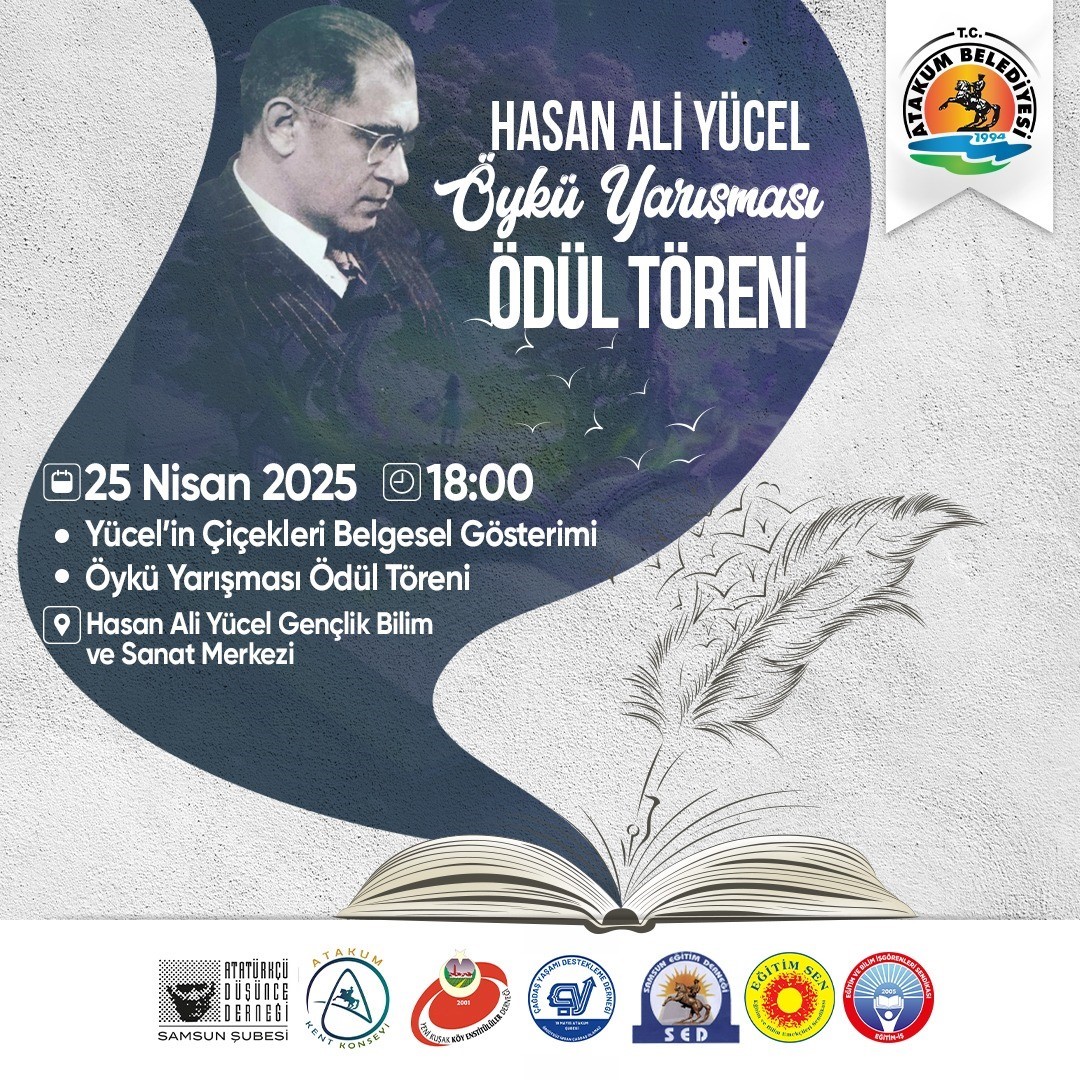 Atakum’da öykü yarışması ödül töreni