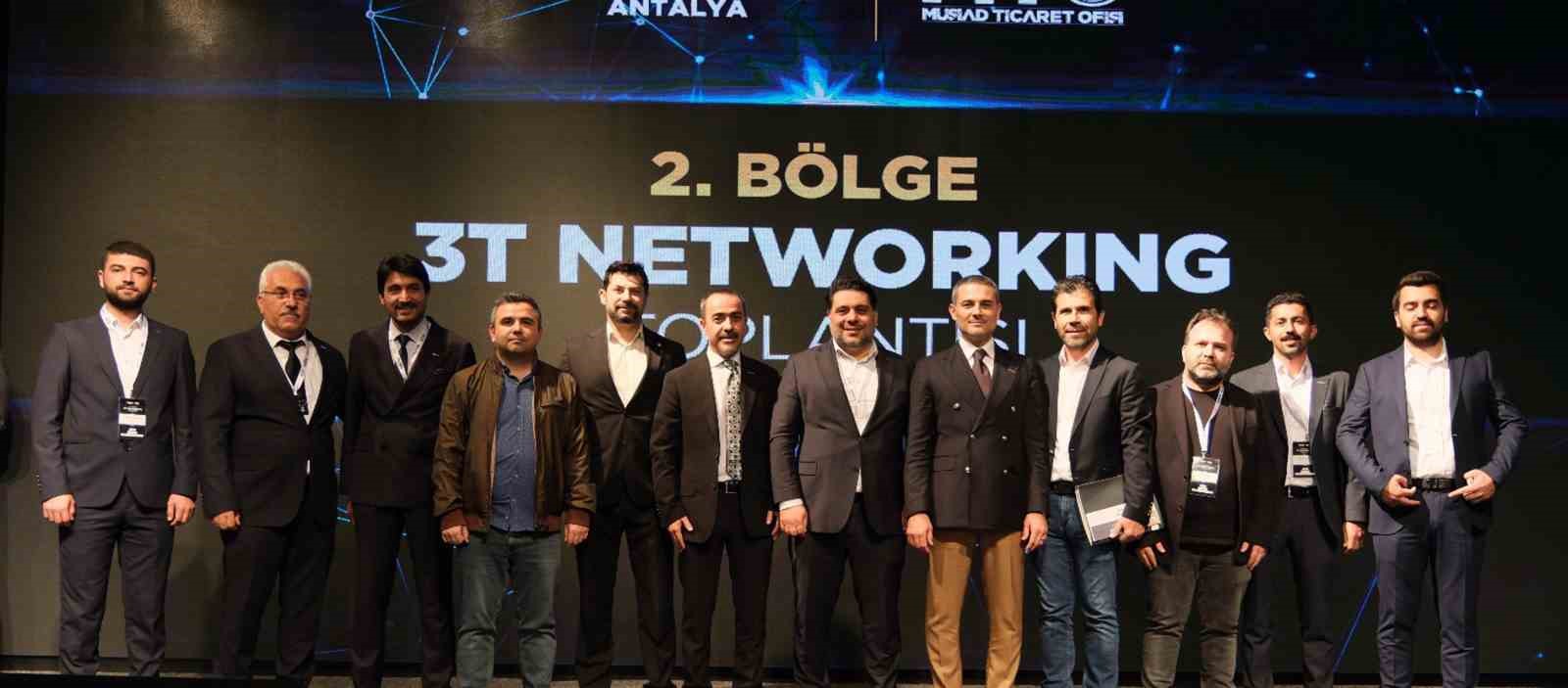 MÜSİAD Muğla Şubesi, 2. Bölge 3T Networking toplantısına katıldı