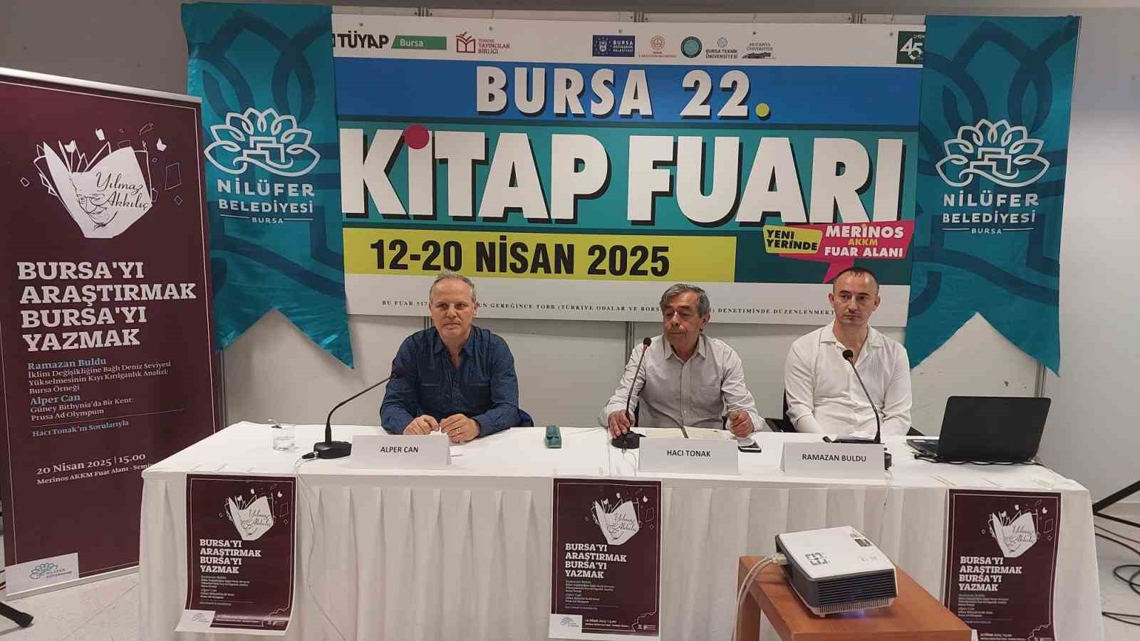 Kitap Fuarı’nda Bursa’yı araştırmak Bursa’yı yazmak söyleşisi