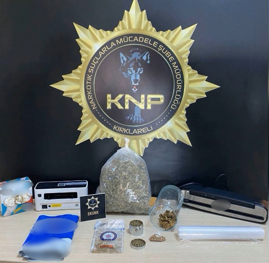 Kırklareli merkezli 22 ilde uyuşturucu operasyonu: Maddeler kargo ile teslim ediliyormuş