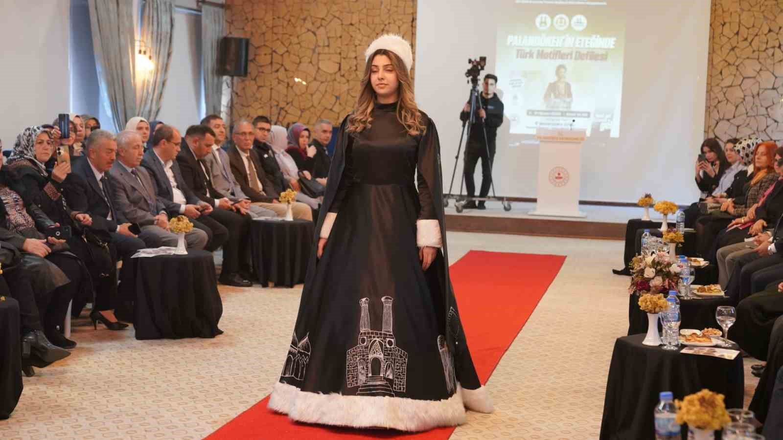 Palandöken’in eteğinde Türk motifleri defilesi göz kamaştırdı