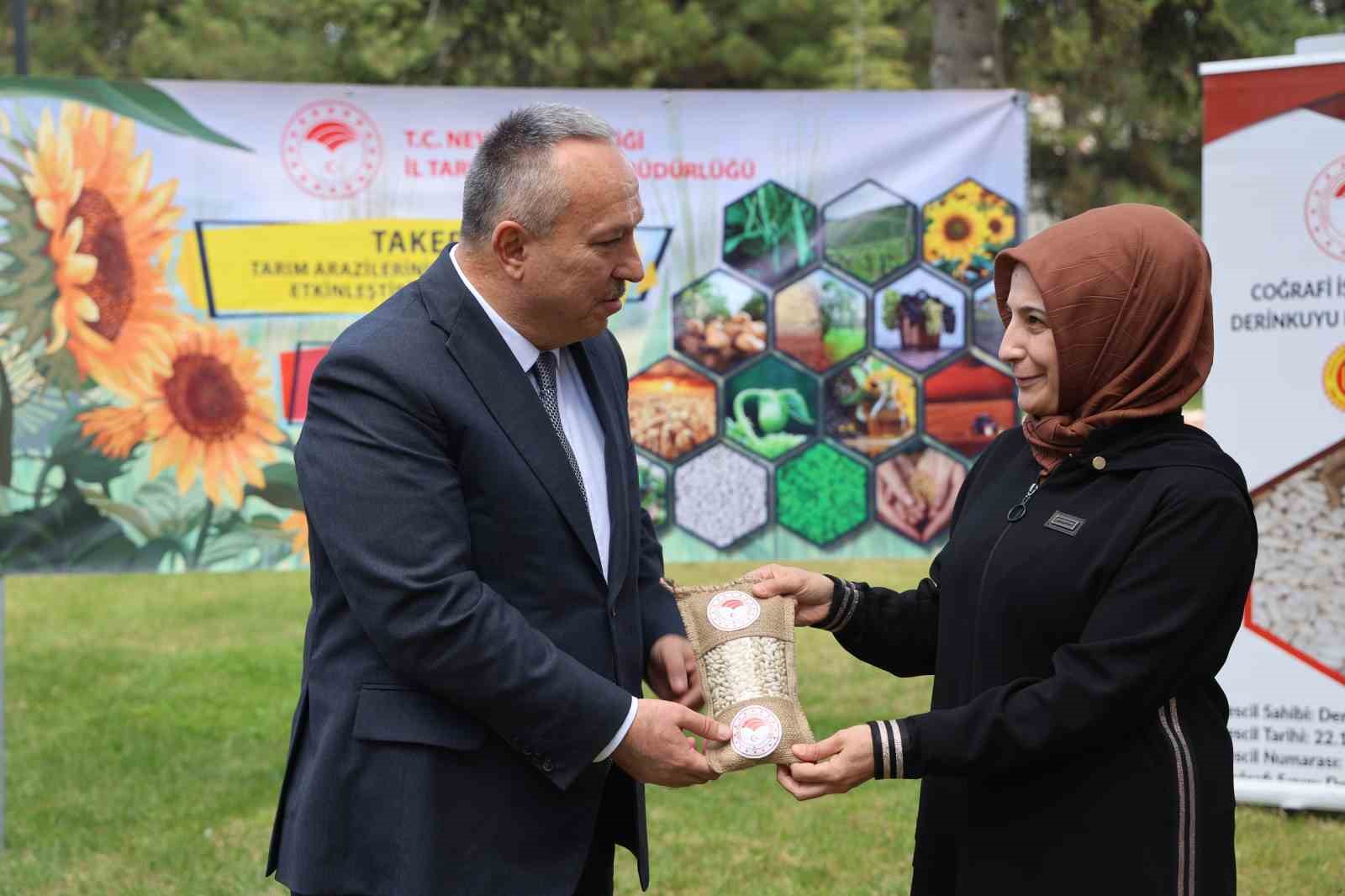 Nevşehir’de çiftçilere fasulye tohumu dağıtıldı