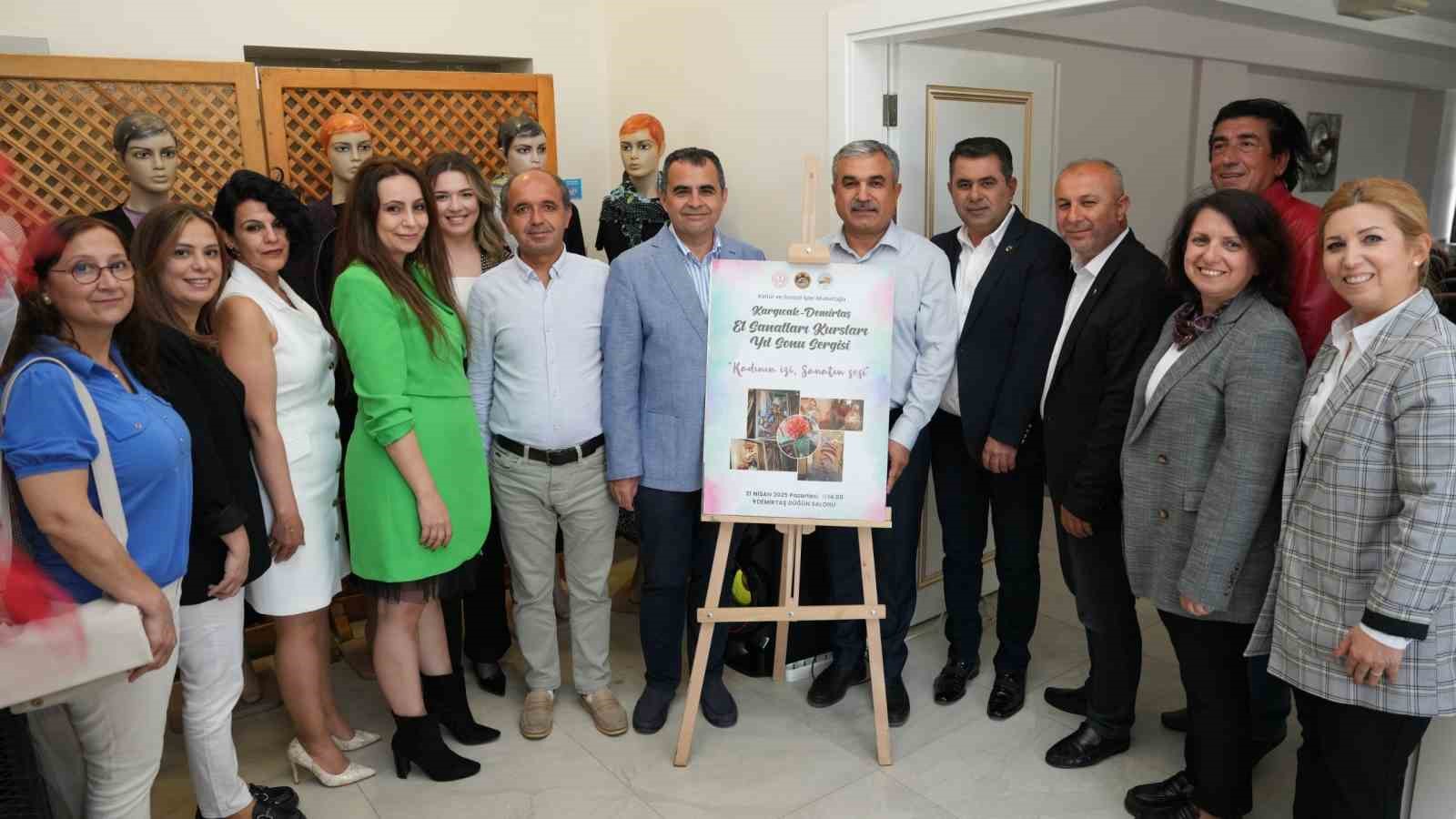 Alanya’da el sanatları sergisi açıldı