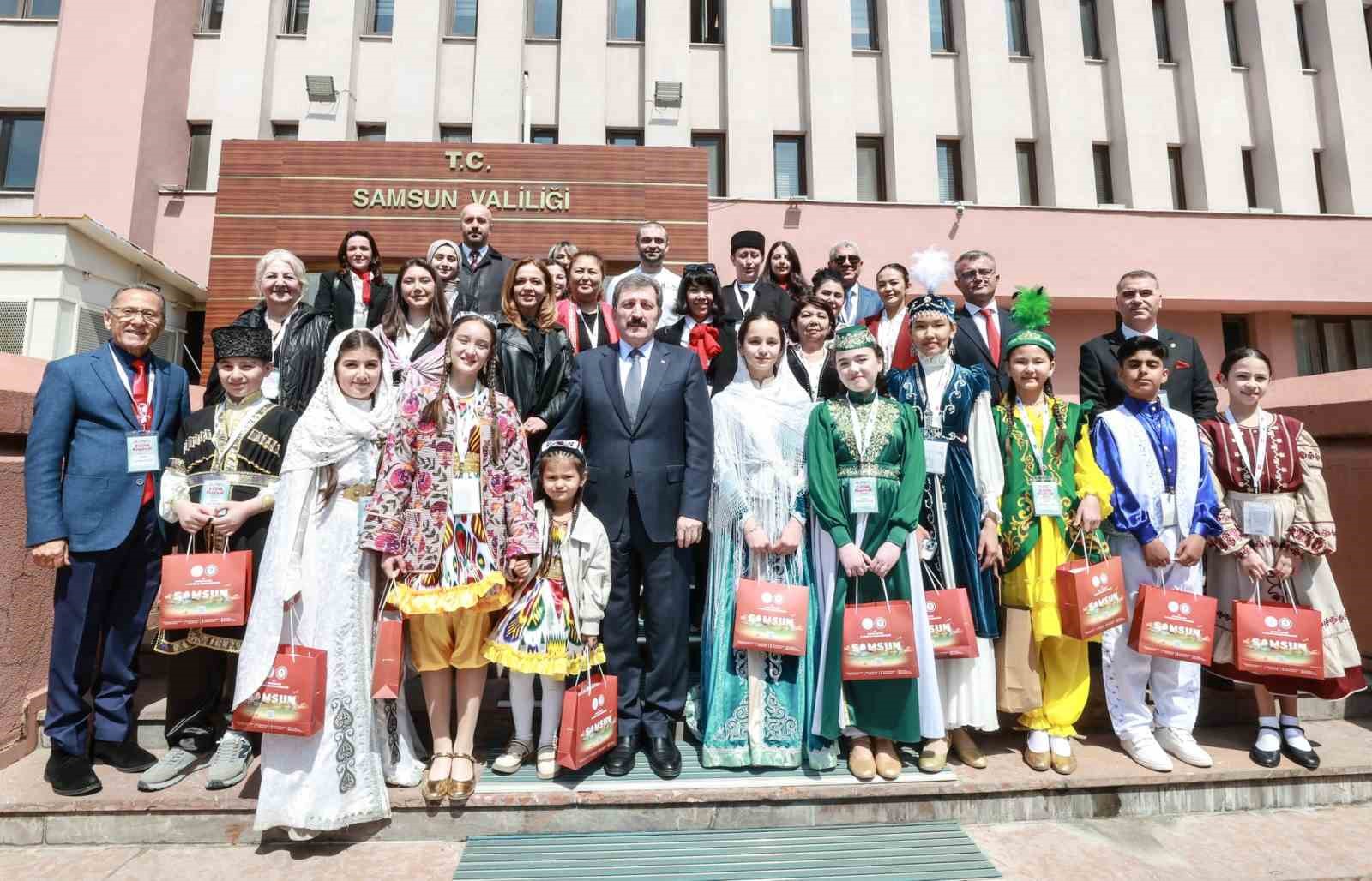 Türk dünyasının buluşma noktası Samsun oldu