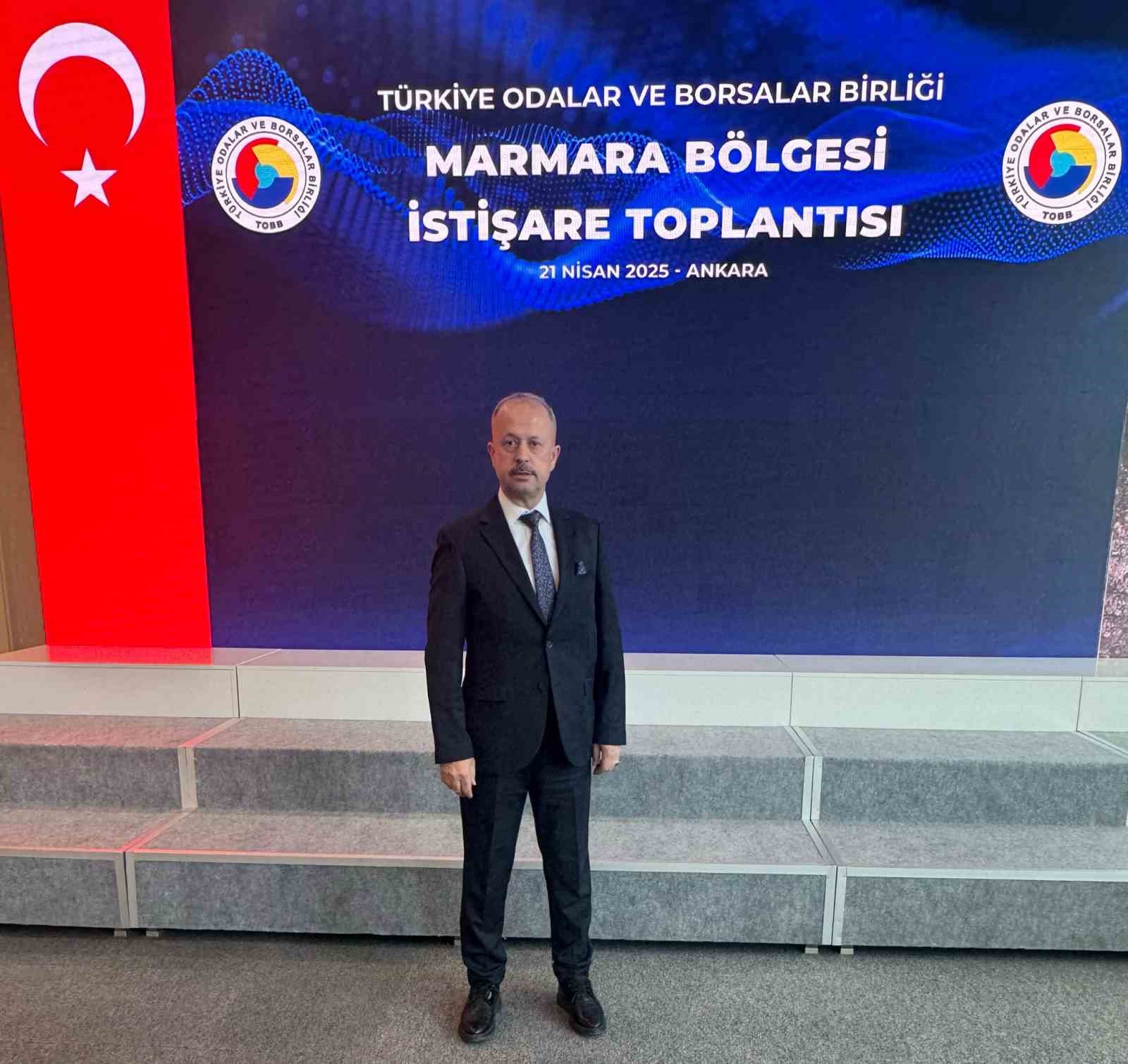 Orhan Torun, TOBB İstişare Toplantısı&rsquo;nda Yenişehir&rsquo;i temsil etti
