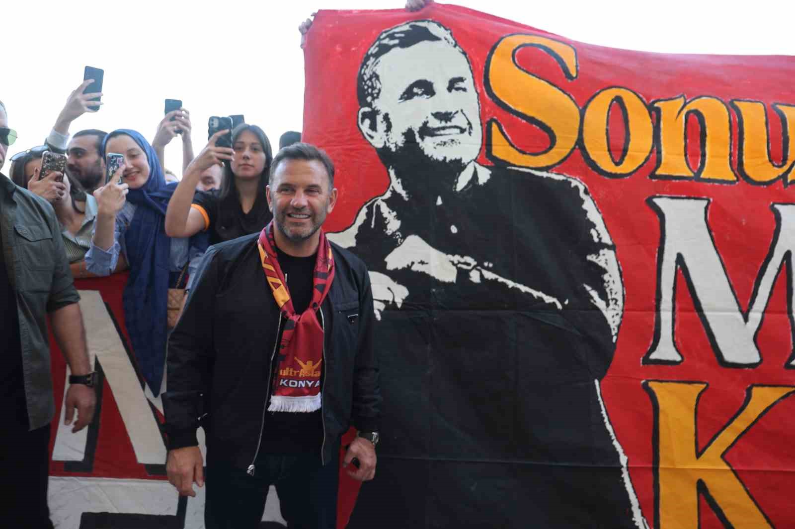 Galatasaray kafilesi Konya’ya geldi