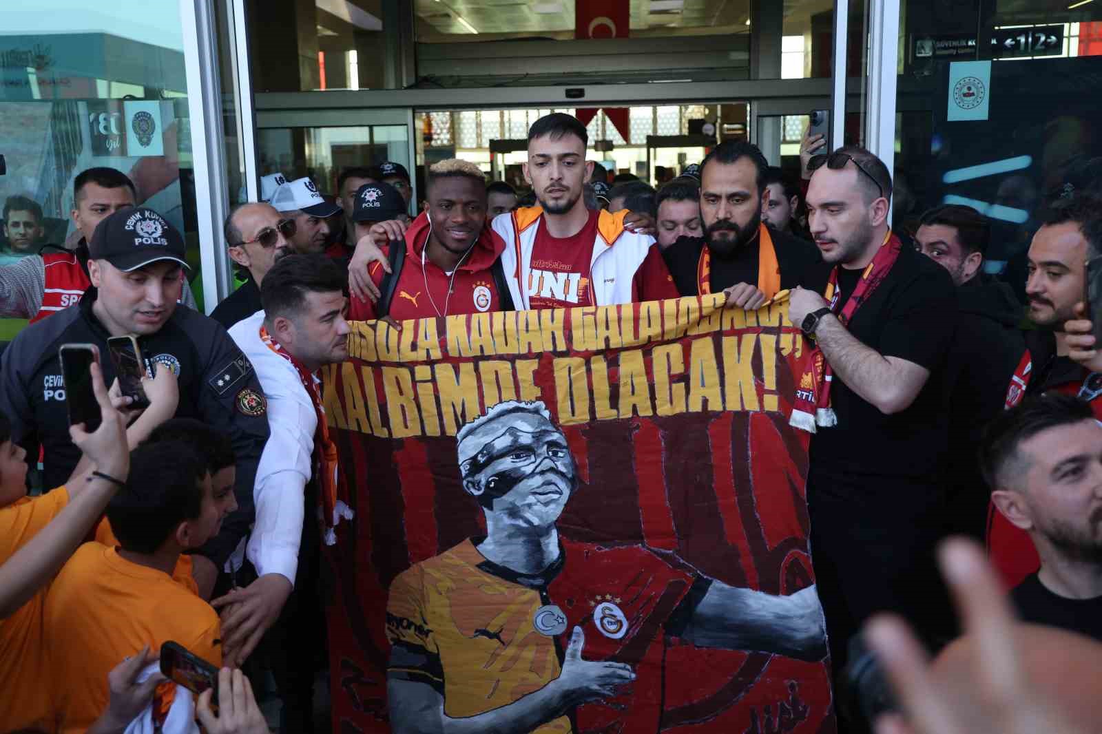 Galatasaray kafilesi Konya&rsquo;ya geldi
