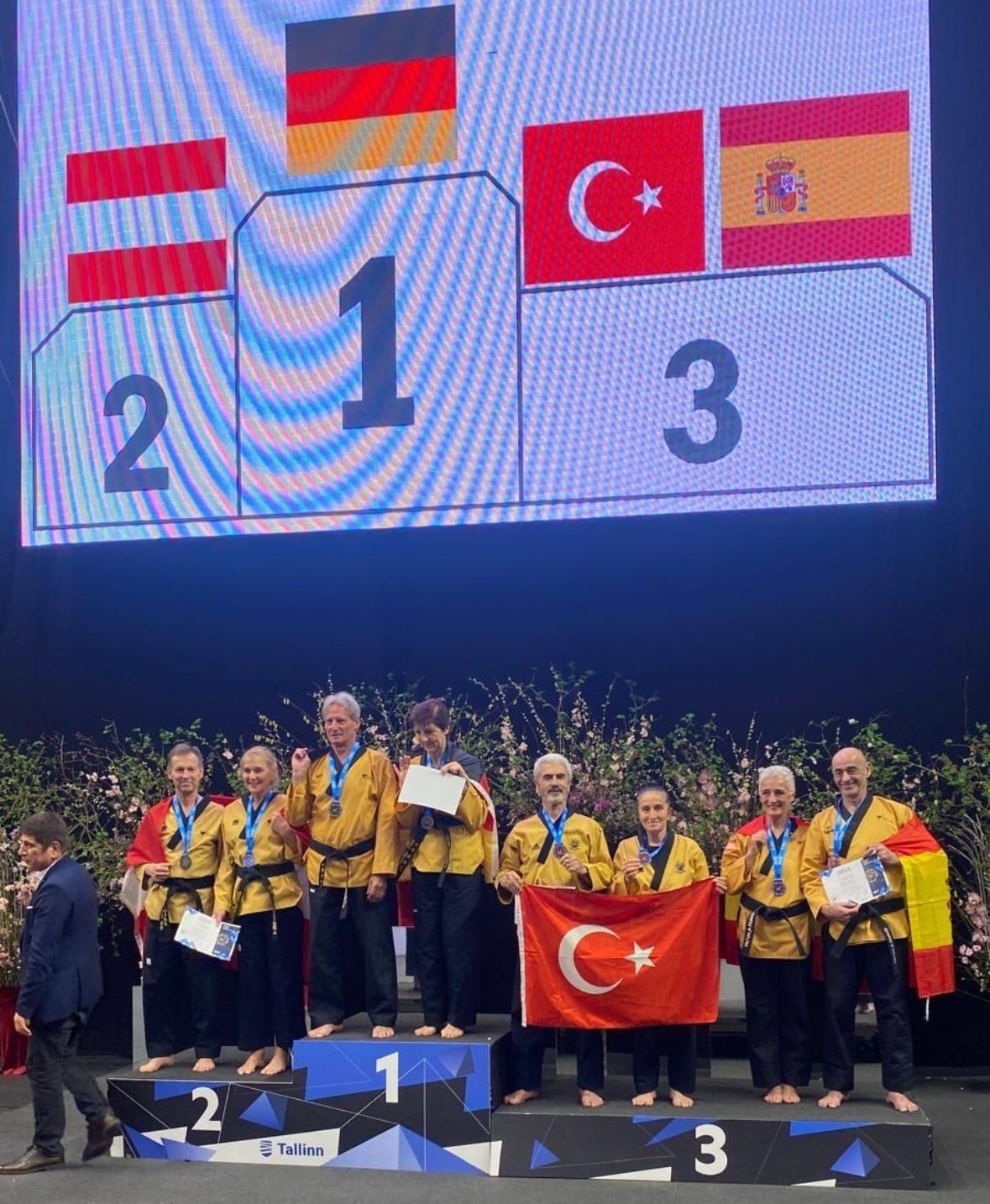 ’Süper Babaanne’ tekvandoda Avrupa üçüncüsü oldu